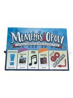 Memphis Opoly Board Game Memphis Tennessee USA The Birth Place Of Rock And Roll